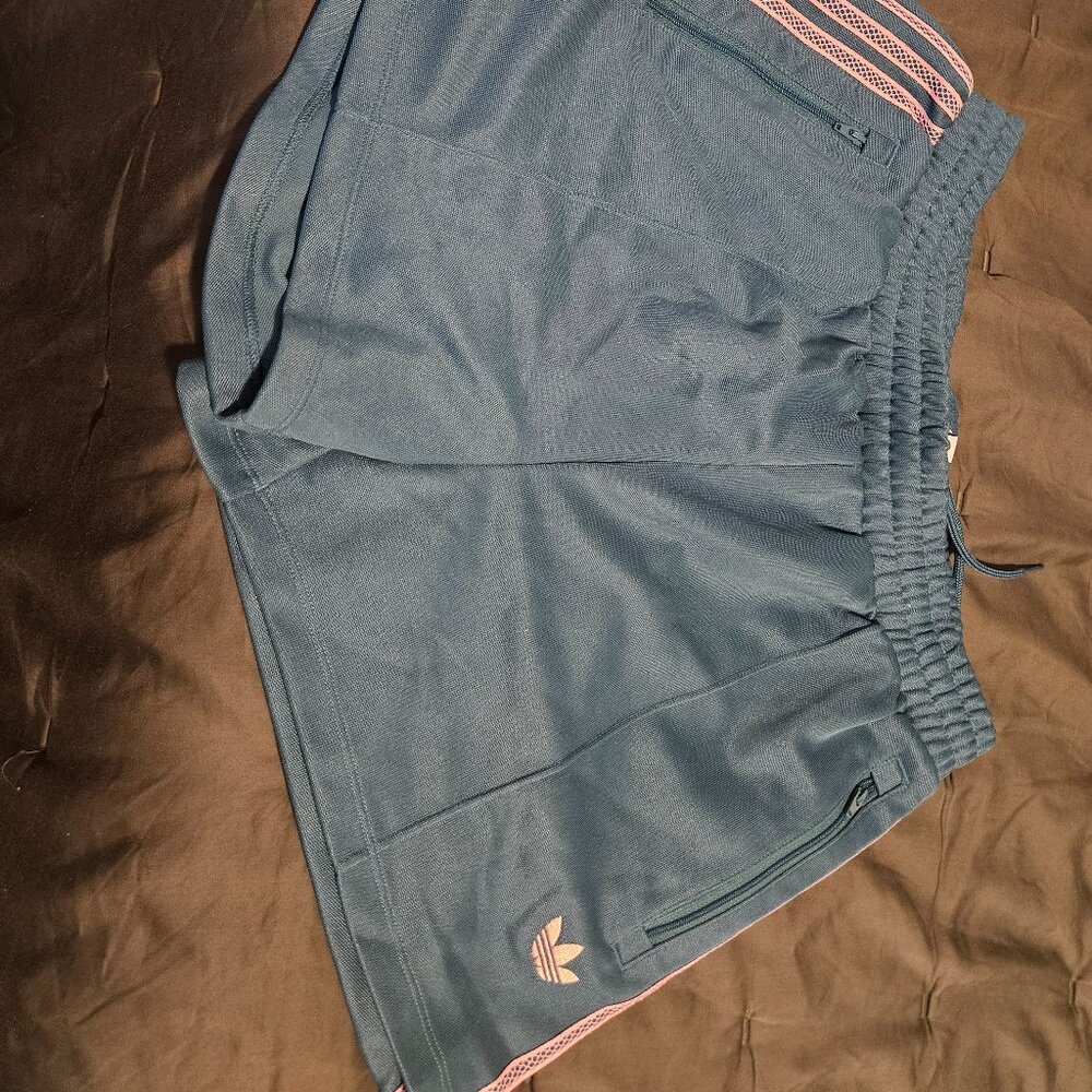 Adidas green shorts